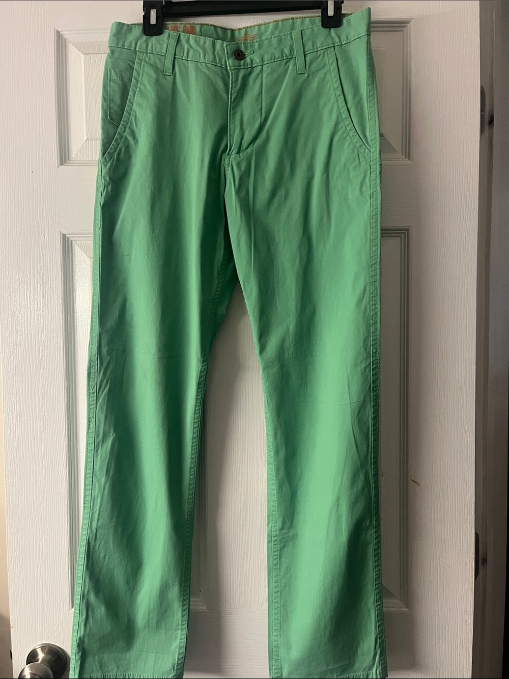 Dockers Men's Alpha collection Green Chino Khakis Pants 29X30 NWOT